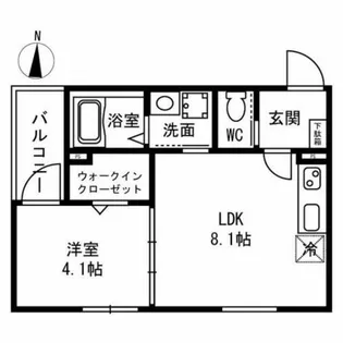 F asecia Canale【1階】の間取り