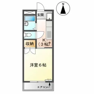 ランドマークK【2階】の間取り