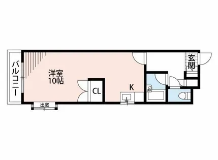 メゾンド丸善【4階】の間取り