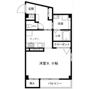 カーサ オグリ【1階】の間取り