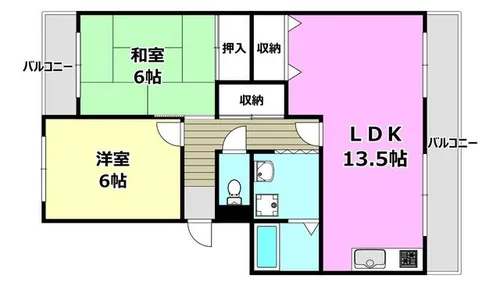ソーシャルハイツ【1階】の間取り
