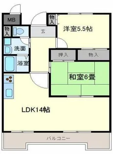ニューロータスライフ【705号室】の間取り