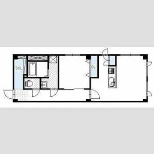 AMEX新琴似【2階】の間取り