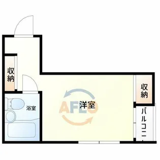ブライトゾーン南堀江【2階】の間取り