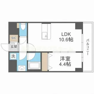 イマジン茨木【1階】の間取り