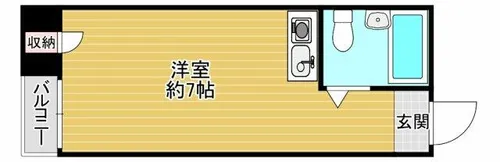 日本橋レジデンス【10階】の間取り