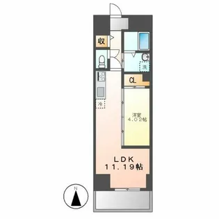 GRANDUKE東桜【503号室】の間取り