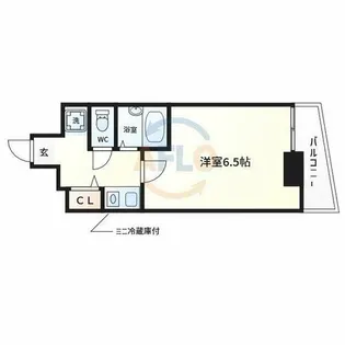 大国町青山ビル別館【10階】の間取り