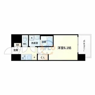 ファーストフィオーレ三国【2階】の間取り
