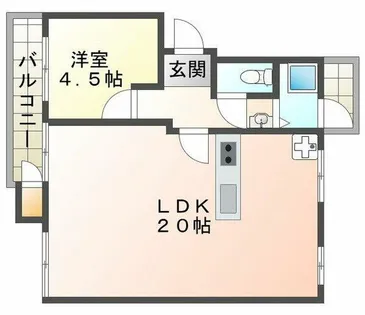 狩口台住宅29号棟【4階】の間取り