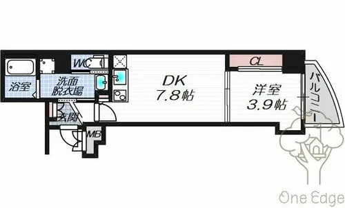 セレニテ梅田EST【3階】の間取り