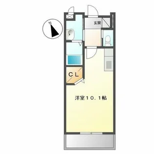 ヴィアノ塩屋町【3階】の間取り