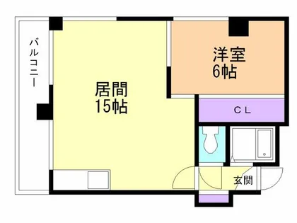 コーポサンエス【307号室】の間取り