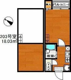 マカロニ【2階】の間取り