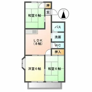 アネックス【207号室】の間取り