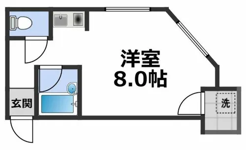 武田第2マンション【3階】の間取り