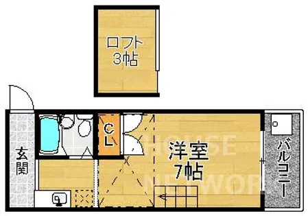 レオパレス鴨川【103号室】の間取り