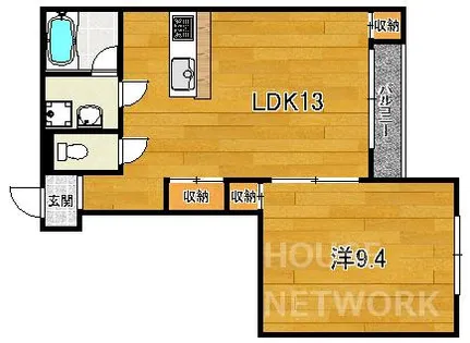 キルトハウス【2階】の間取り