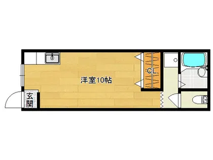 サン・アヴェニュー紫野【102号室】の間取り