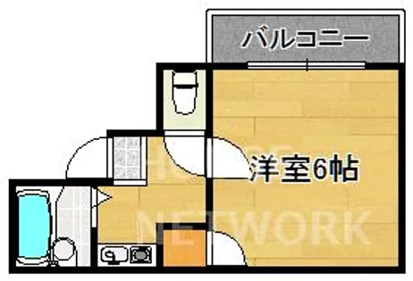 ロイヤル紫野【302号室】の間取り