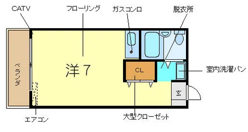 フレグランスエサカ【2階】の間取り