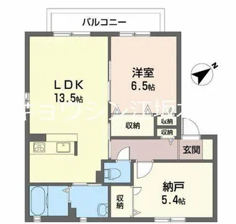 シャーメゾン ティエラ【1階】の間取り