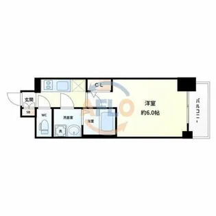 エスリードザ・グラン大阪ノース【4階】の間取り