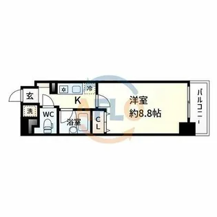 新大阪セレニテ【5階】の間取り