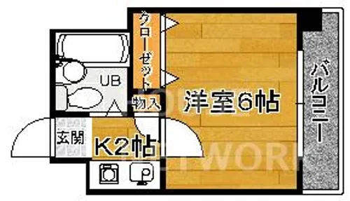 Ms FLATS【3階】の間取り