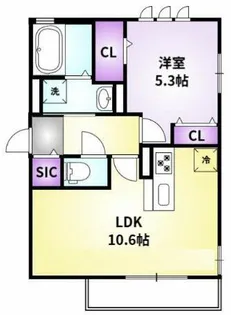 シルフィ グランス【1階】の間取り