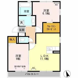 アコール上野【3階】の間取り