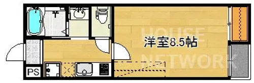 ジョイナス三宅II【202号室】の間取り