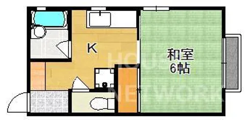 松見荘【205号室】の間取り