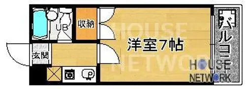 メゾンNOWNOW【210号室】の間取り