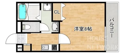 Regulus京町【205号室】の間取り