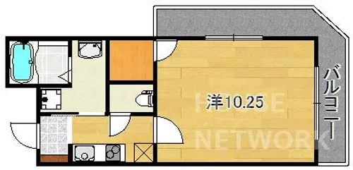 ペルージュ油小路【201号室】の間取り