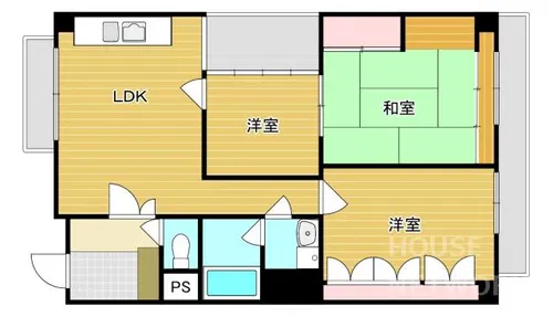 メゾンフジ【201号室】の間取り