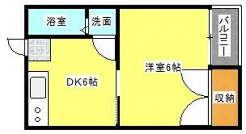 アネックス吉野【302号室】の間取り