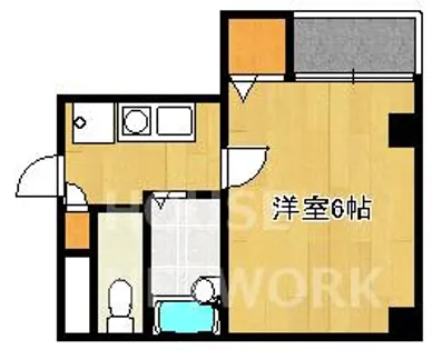 メゾン高見【301号室】の間取り