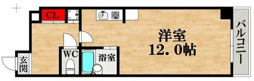 IVY FLAT【4階】の間取り