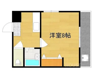 メゾン神楽丘【101号室】の間取り
