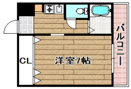 SHOKI栄町【207号室】の間取り