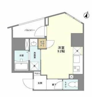 イルリッシュ西中島【8階】の間取り
