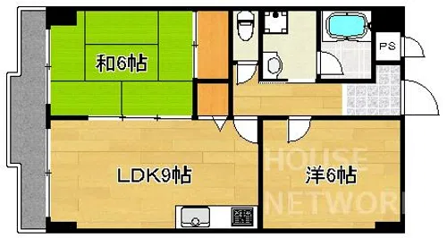 パークヒルズ41【202号室】の間取り
