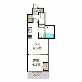 クローバー・グランデ我孫子【10階】の間取り