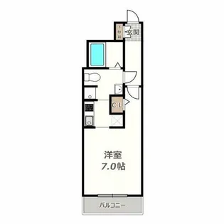 サムティ天王寺EAST【404号室】の間取り