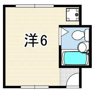 米田マンション1【2階】の間取り
