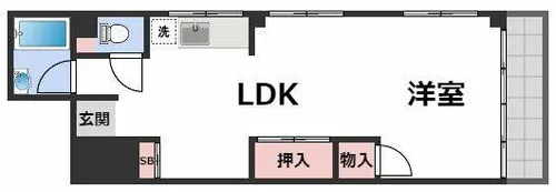 セイワパレス寺山公園【4階】の間取り