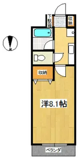 プレミール車道【4階】の間取り