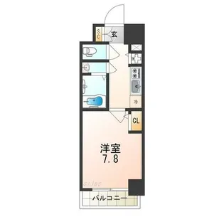 大阪府大阪市淀川区十三東4丁目【マンション】の間取り